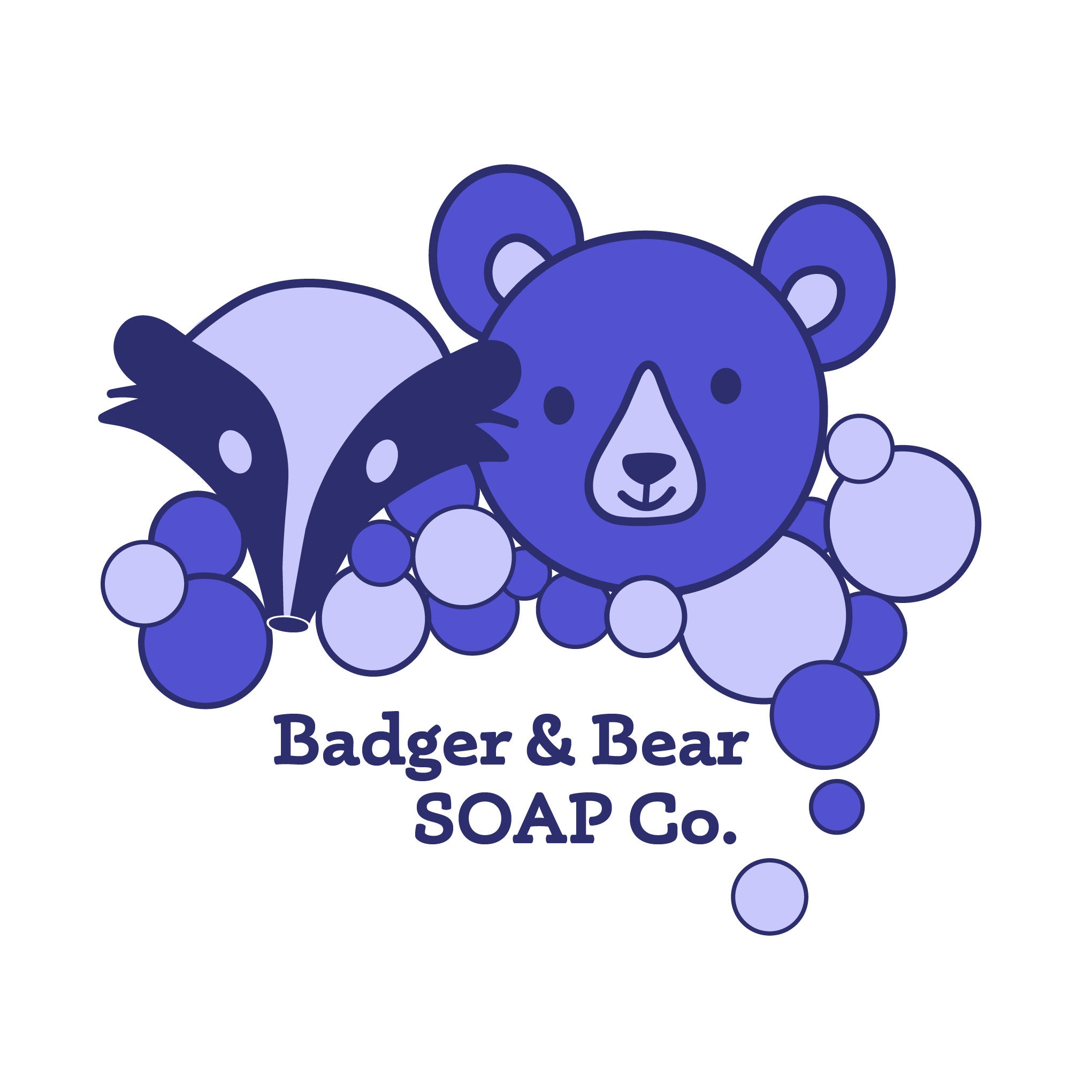 badger and bear soap co full logo