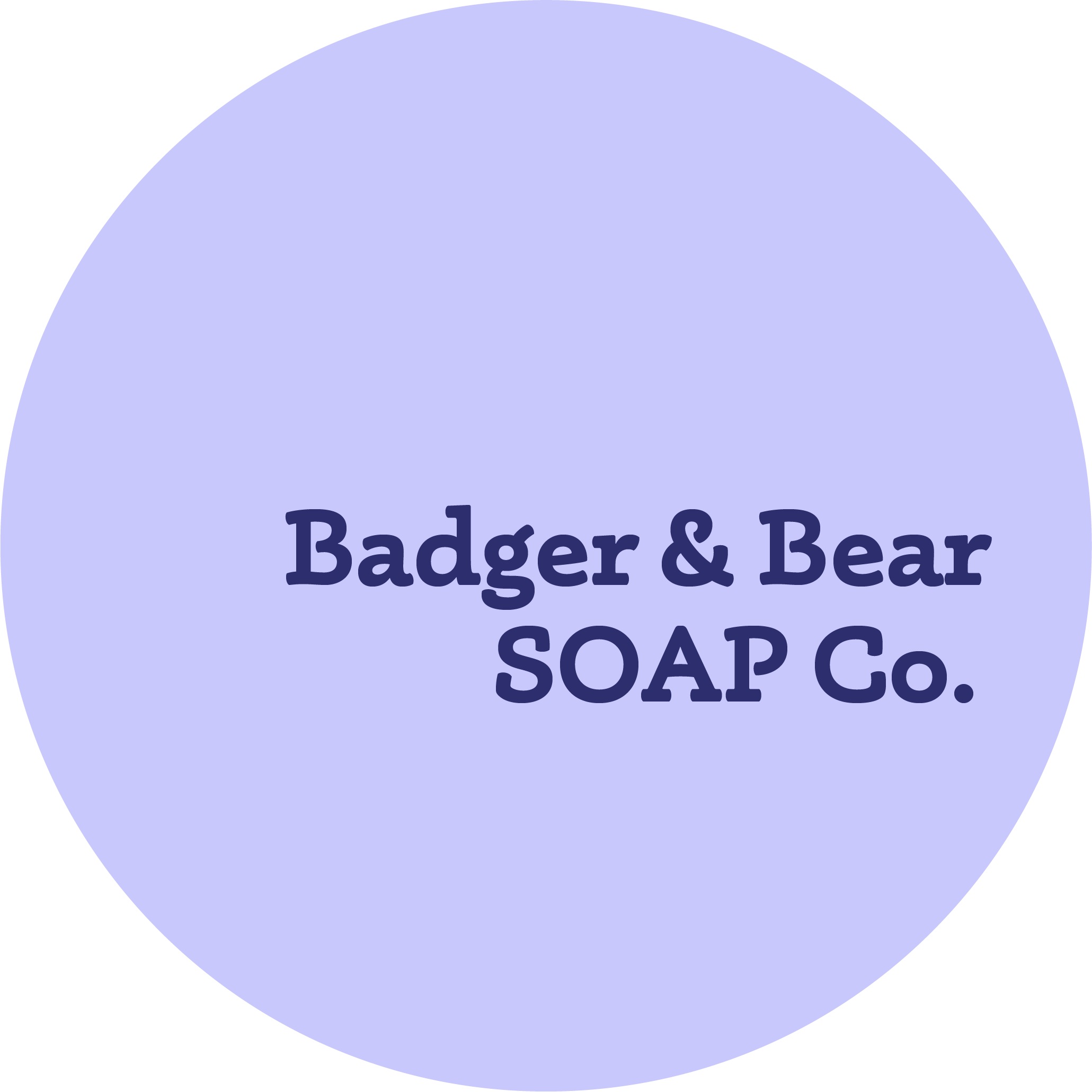 badger and bear soap co logo